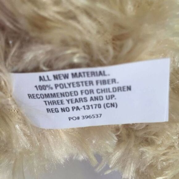 Valentines Day Be Mine White Red Dog Plush Burton & Burton Stuffed Toy Pup 12" - Picture 6 of 8